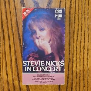 Stevie Nicks In Concert VHS Tape
